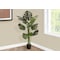 Monarch Specialties Artificial Plant, 55" Tall, Monstera Tree, Indoor, Faux, Fake, Floor, Greenery, Potted, Real Touch I 9548 - alternate 4